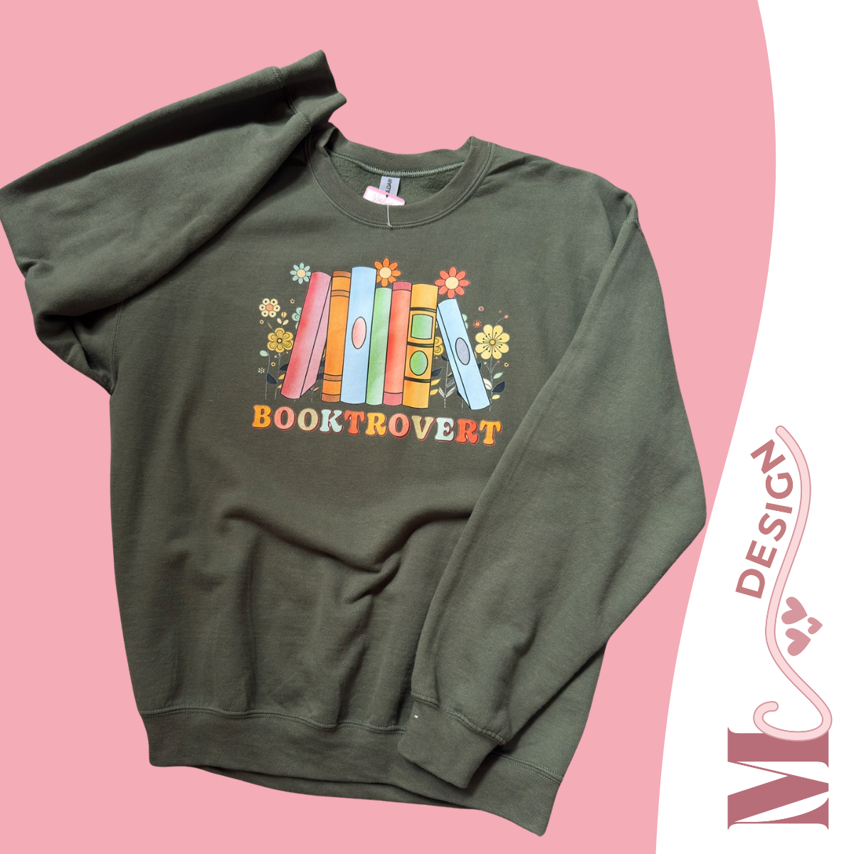 Clearance – Classic Olive Green Crewneck Sweatshirt