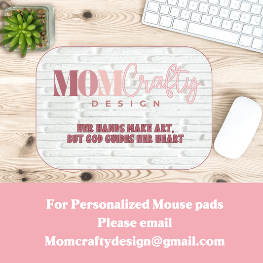 Customizable Mouse Pad | Personalized Design for Work, Home, or Gifting