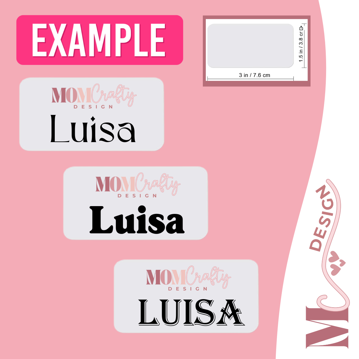 Magnetic Name Tag