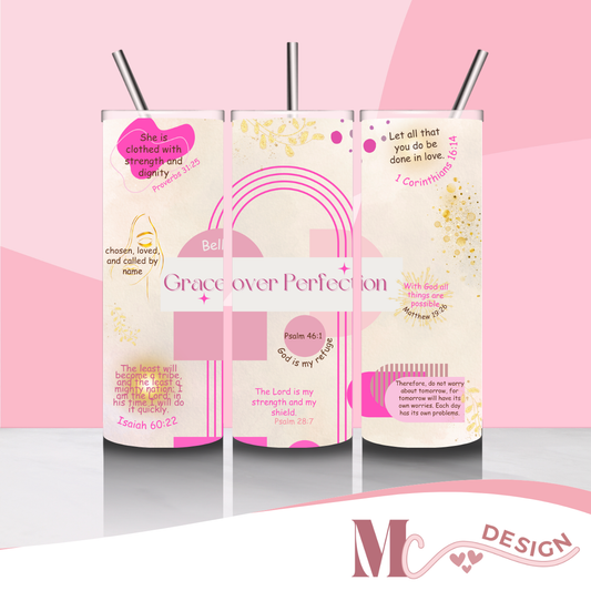 Grace over Protection Tumbler